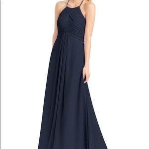 Azazie Ginger: Dark navy Bridesmaid dress
